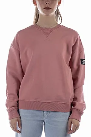 ECOALF Damen Backalf B Because Sweatshirt Woman, rosa , XS