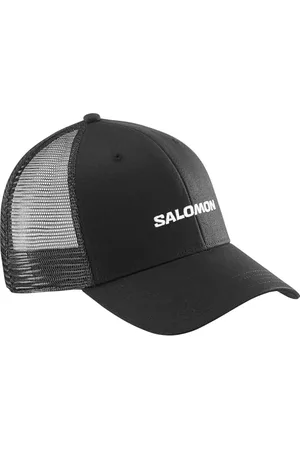 Salomon Trucker-Kappe, Wandern, Trailrunning & Spaziergänge, Leichter Komfort, Verstellbar & Atmungsaktiv, Tiefschwarz, Unisex