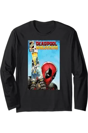 Marvel Deadpool & Wolverine kämpfen gegen Deadpool Langarmshirt