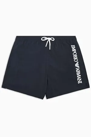 Emporio Armani Herren Mid Boxer Badehose, , XL