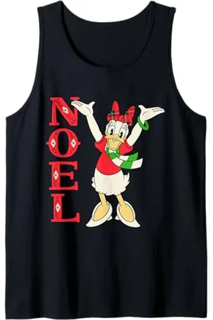 Disney Vintage Daisy Duck Noel Holiday T-Shirt Tank Top