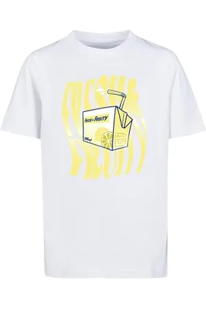 Mister Tee Unisex Kids MTK258-Kids Fresh and Fruity Tee T-Shirt, White, 146/152
