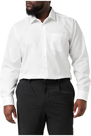 Seidensticker Herren Regular Bügelfrei Kent Langarm Business Shirt, , 42 EU