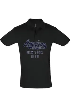 American College Unisex Herren Damen Manner Frauen Polo Shirt, , L