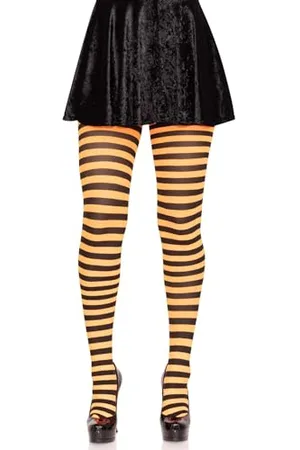 Leg Avenue Damen Stripe Leggings, , Einheitsgröße Große Größen EU