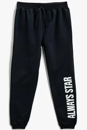Koton Girl Printed Jogger Sweatpants Drawstring
