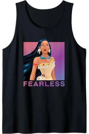 Disney Princess Pocahontas FEARLESS Purple Ombre Tank Top