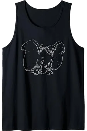 Disney Classic Dumbo T-Shirt mit niedlichen Elefantenstift-Skizzen Tank Top