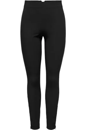 ONLY ONLPEONY Life HW Rib Zip Legging CC PNT