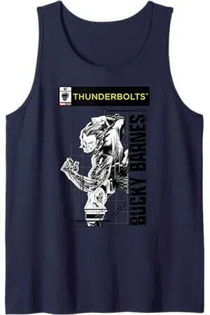 Marvel Studios Thunderbolts Bucky Barnes B&W Comic Cover #2 Tank Top