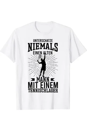 witzige und lustige Sprüche Tennis Spruch Geschenk für Tennisspieler mit Spruch Untersch T-Shirt
