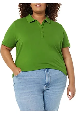 Amazon Damen Kurzärmeliges Poloshirt (Erhältlich In Übergröße), , XL
