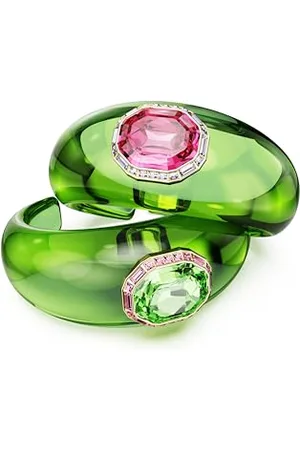 Swarovski Dulcis Armreif, Set (2), Oktagon-Schliff, Pavé, , Goldlegierungsschicht, L