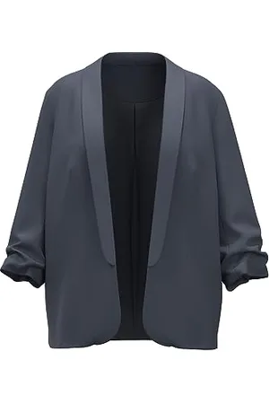 Pieces® Damen Pcbosella 3/4 Blazer Noos Qx, , 48 Große Größen