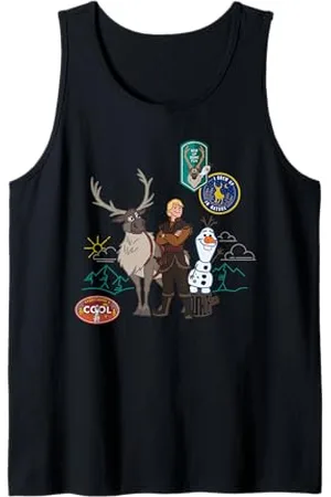 Disney Frozen 2 Olaf, Sven und Kristoff Patches Tank Top