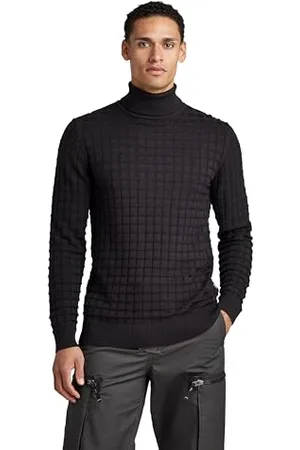 G-Star RAW Herren Table Turtle Knitted Pullover, , S