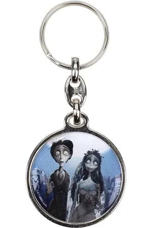 SD Toys Victor und Emily Schlüsselanhänger aus Metall, rund, Corpse Bride, , S