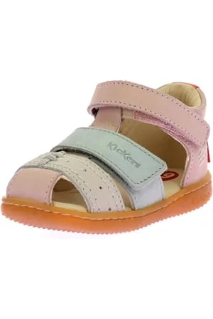Kickers Jungen Unisex Kinder Kick Bazar Sandale, Hellrosa, mehrfarbig, 20 EU