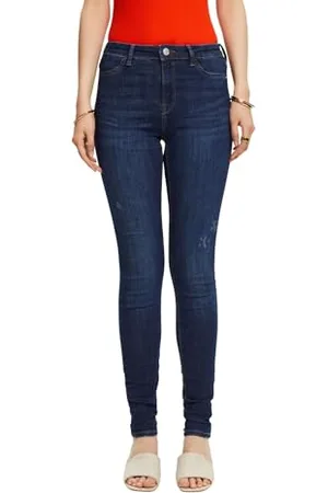 ESPRIT Damen Jeggings Skinny Fit Jeans, 902/BLUE MEDIUM WASH-New, 25/32