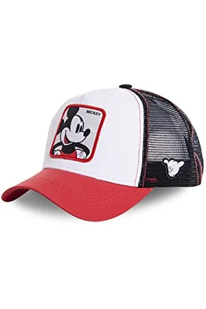Capslab Tracker Kappe Herren Disney, Cap Herren, Mickey, Anti-Reizung, Weiss, Einheitsgröße