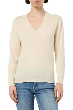 Benetton Damen V-Ausschnitt M/L 1002d4488 Pullover, , M