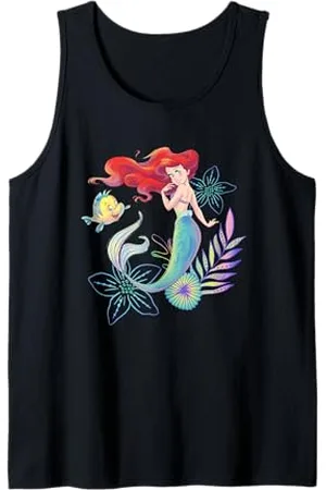 Disney The Little Mermaid Ariel and Flounder Sea Tank Top