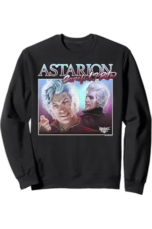 Dungeons & Dragons Careful I Bite Astarion Portrait Sweatshirt