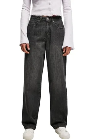 Urban classics Damen TB4524-Ladies High Waist 90´S Wide Leg Denim Pants Hose, , 29