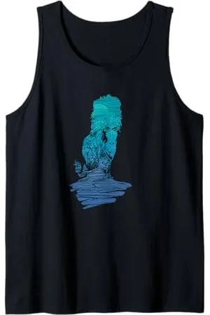 Disney König der Löwen Simba Rafiki Silhouette Live Action T-Shirt Tank Top