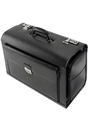 Alassio 45057 - Pilotenkoffer VERONA, aus hochwertigem Leder, ca. 49 x 35 x 24 cm