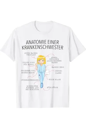 witzige und lustige Sprüche Anatomie Krankenschwester Spruch Geschenk Lustige Geschenkid T-Shirt