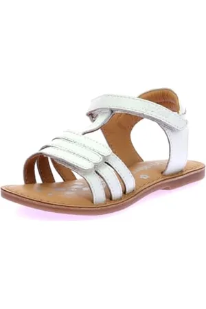 Kickers Diamanto Sandale, Blanc, 35 EU