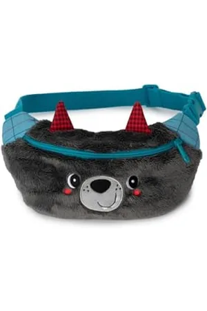 Lilliputiens Bauchtasche Louis der Wolf - Weiches Accessoire für Kinder - Praktische Bauchtasche für kleine Schätze - Ideal für kleine Abenteurer - Ab 3 Jahren