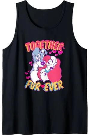 Disney Lady and the Tramp Together Pelz-Ever-T-Shirt Tank Top