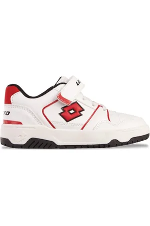 Lotto BOXSCORE K Sneaker, White/RED, 35 EU