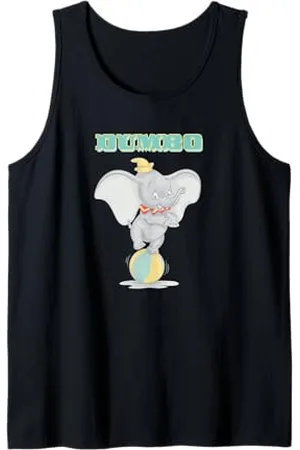 Disney Dumbo Baby Elephant Balancing Ball Watercolor T-Shirt Tank Top