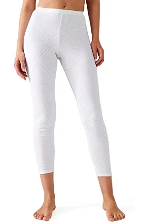 Damart Damen Lange Unterhose, dekoratives Thermolactyl-Material Unterwäsche, , Large