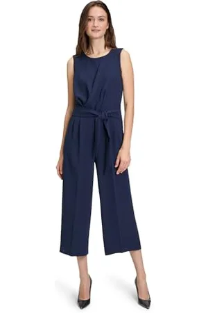 Betty & Co Damen Jumpsuit ohne Arm Dunkelblau,38