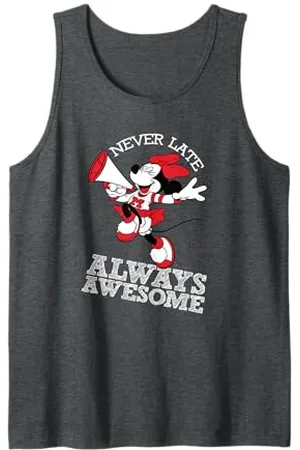 Disney Minnie Mouse Student Never Late Always Awesome Tank Top