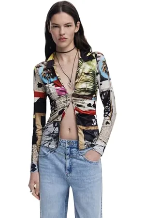 Desigual Damen Ts_Newspaper_Lacroix T-Shirt, , Medium