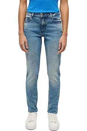 Mustang Damen Jeans Hose Style Crosby Relaxed Slim