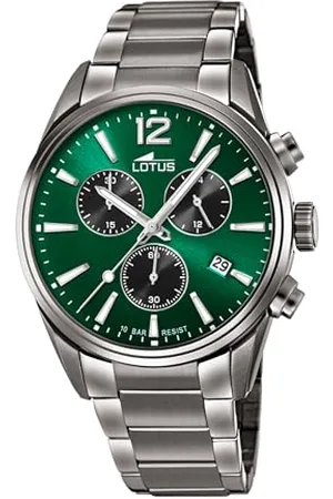 Lotus Herren Armbanduhr aus Edelstahl in der Farbe 42mm, Wasserdichtigkeit: 10Bar, 18682/4