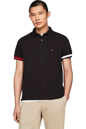 Tommy Hilfiger Herren Poloshirt Kurzarm Slim Fit, , XS