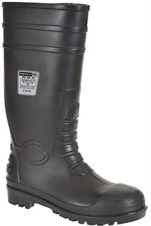 Portwest Total-Sicherheitsgummistiefel S5, Größe: 37, Farbe: , FW95BKR37