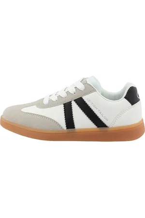 TOM TAILOR 9570020001 Sneaker, White-Black, 40 EU
