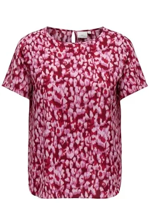 ONLY Damen Carvica Ss AOP Top Noos Oberteil, , 44