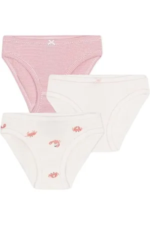 Petit Bateau Mädchen A0D2U Höschen, , 8 Jahre (3er Pack)