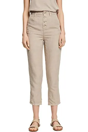 ESPRIT Damen 042ee1b314 Hose, 110/Off White, XXL EU