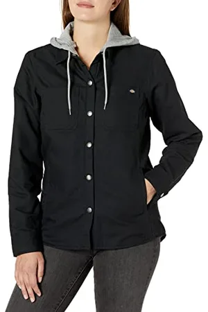 Dickies Damen Duck Hooded Shirt Jacket Jacke, , S