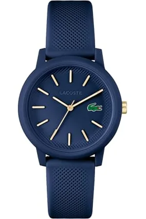 Lacoste Analog Quarzuhr für Damen Kollektion .12.12 mit Marinblaues Silikonarmband - 2001271